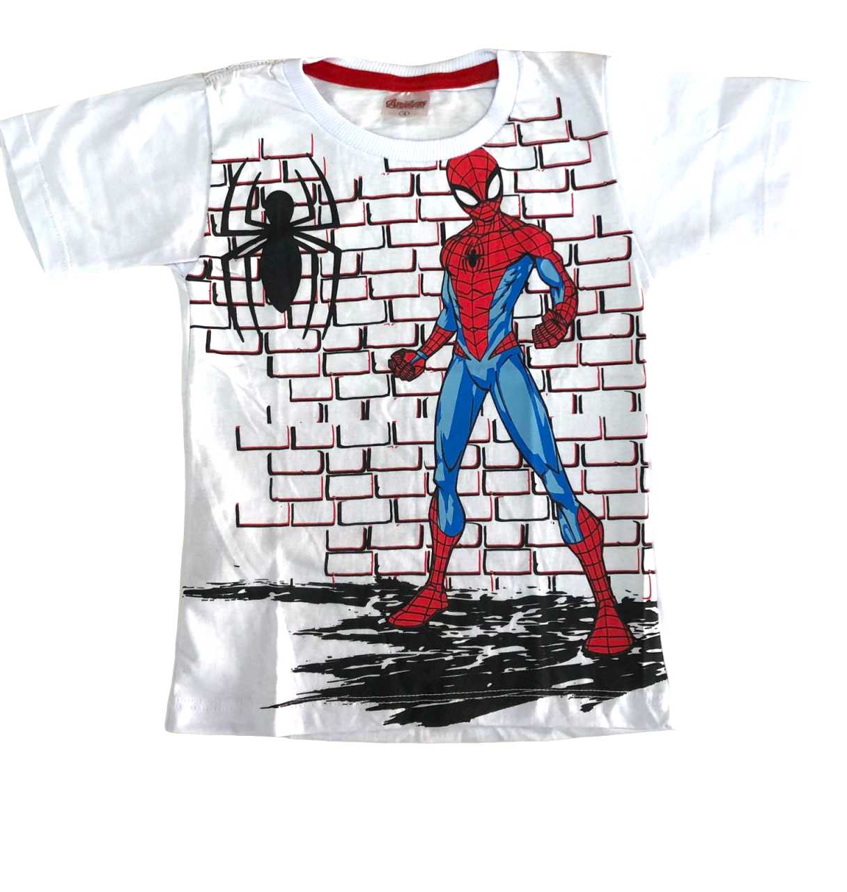 CAMISETA HOMEM ARANHA BRANCA 1 AO 10
